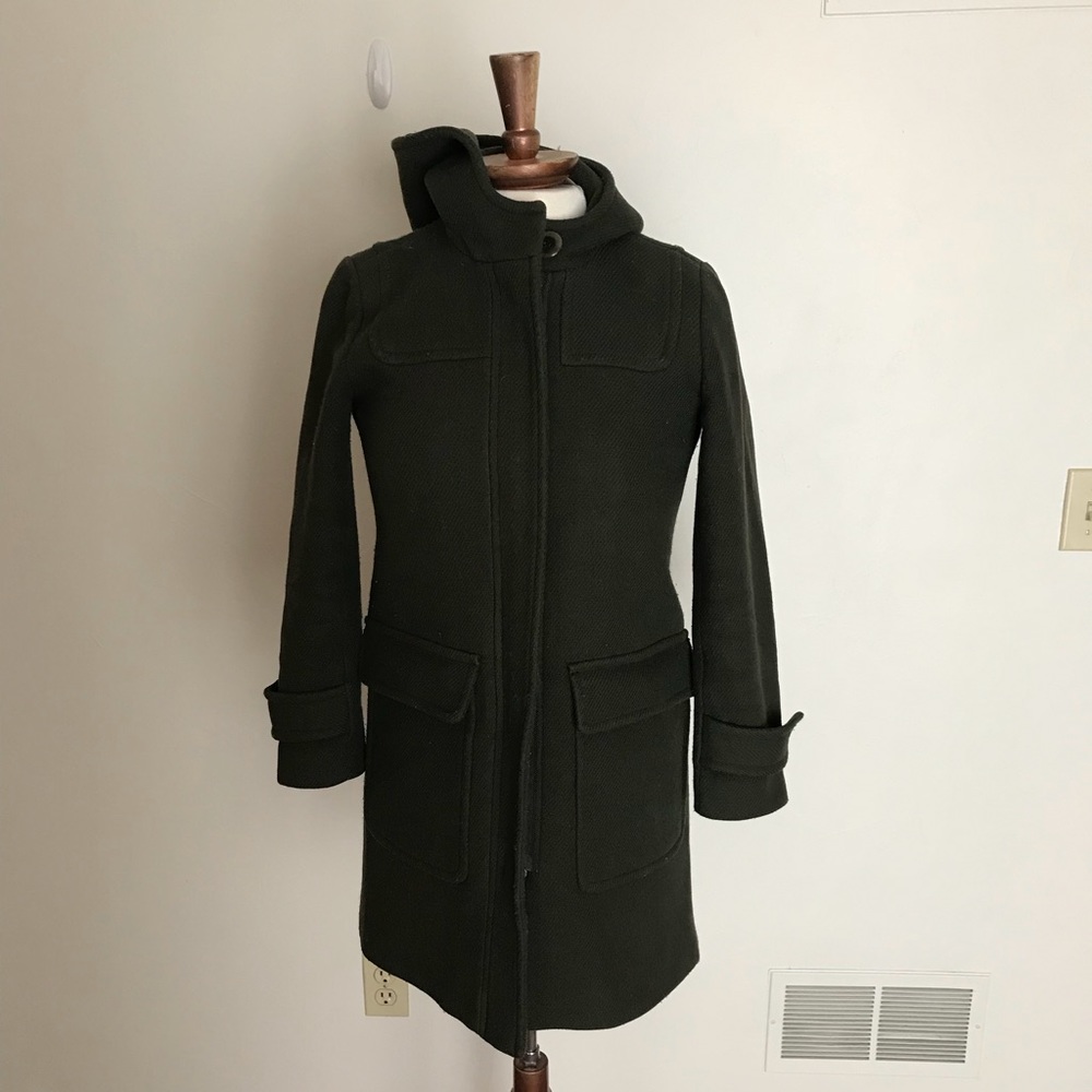 J.Crew Stadium Cloth Wool Coat